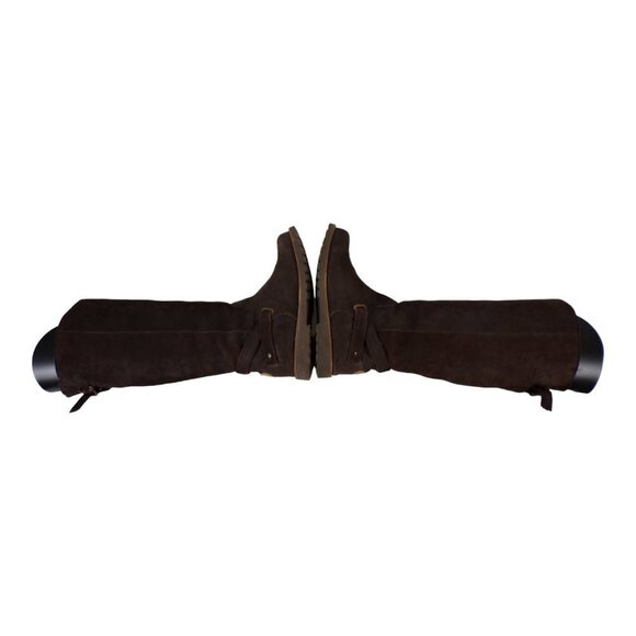 EMU Australia Suede Kemmie Knee-high Waterproof Sheepskin Boots Brown Sz 7 #1051 - Picture 8 of 11